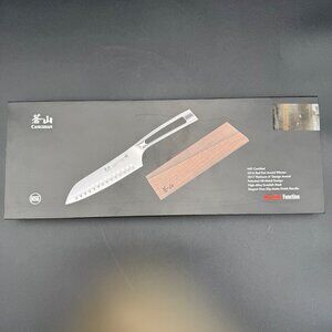 Cangshan TN1 Series 7-Inch‎ Santoku Knife & Sheath Set